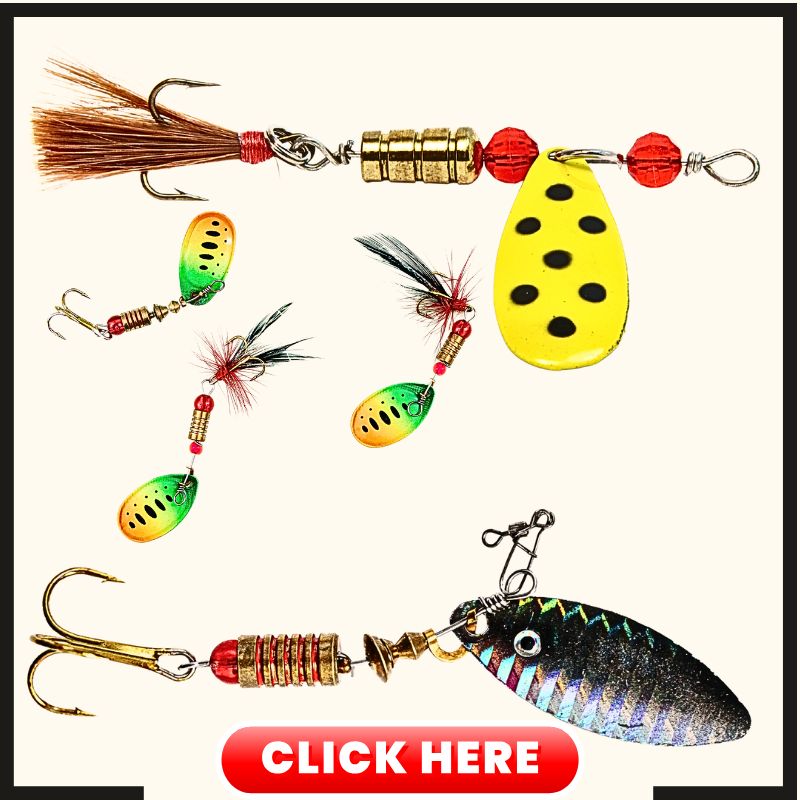 Rooster Tails Fishing Lures Found in Amazon Fishing Stone