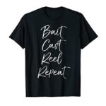 Bait Cast Reel Repeat Shirt Funny Fishing Shirt for Men Dad