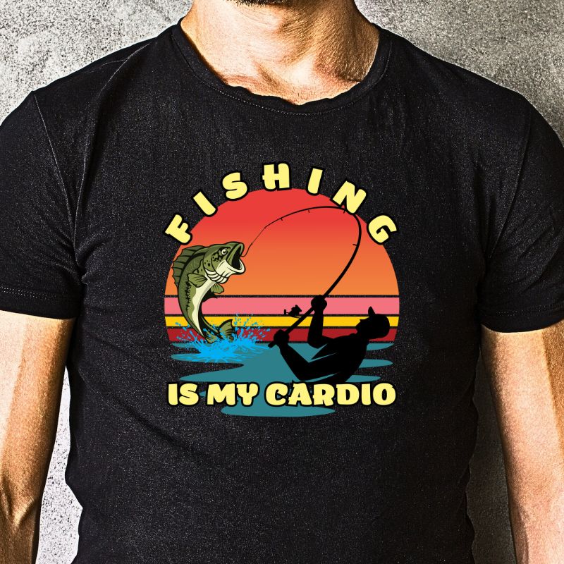 Fishing is My Cardio T-shirt