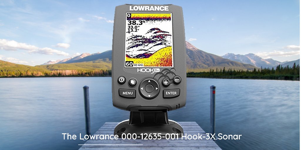 The Lowrance 000-12635-001 Hook-3X Sonar Electronic Fish Finders