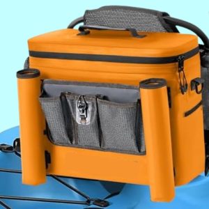 Cooler With Attached Rod Holders