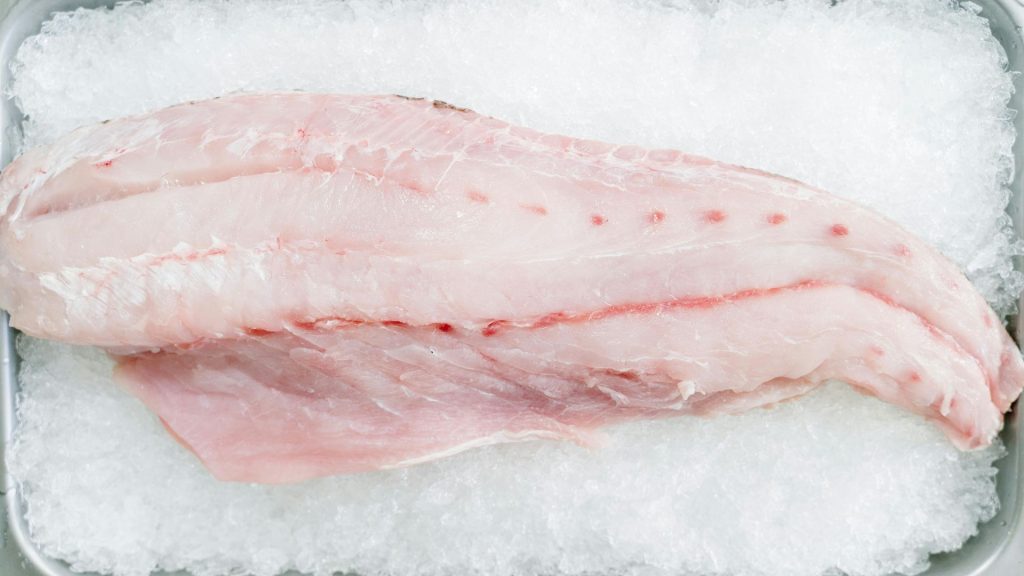 Preparing the Fish For The Fish and Chip Recipe
