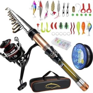 lightweight easy-to-handle rods and reels