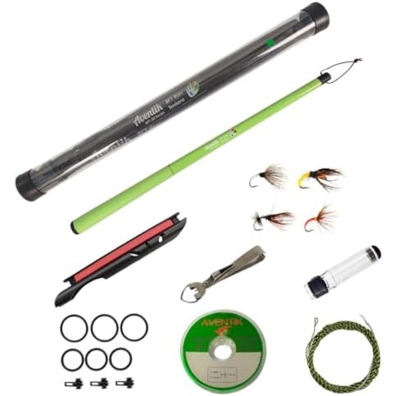 Master Tenkara fishing Get your basic rod line leader and flies Start casting today from Amazon