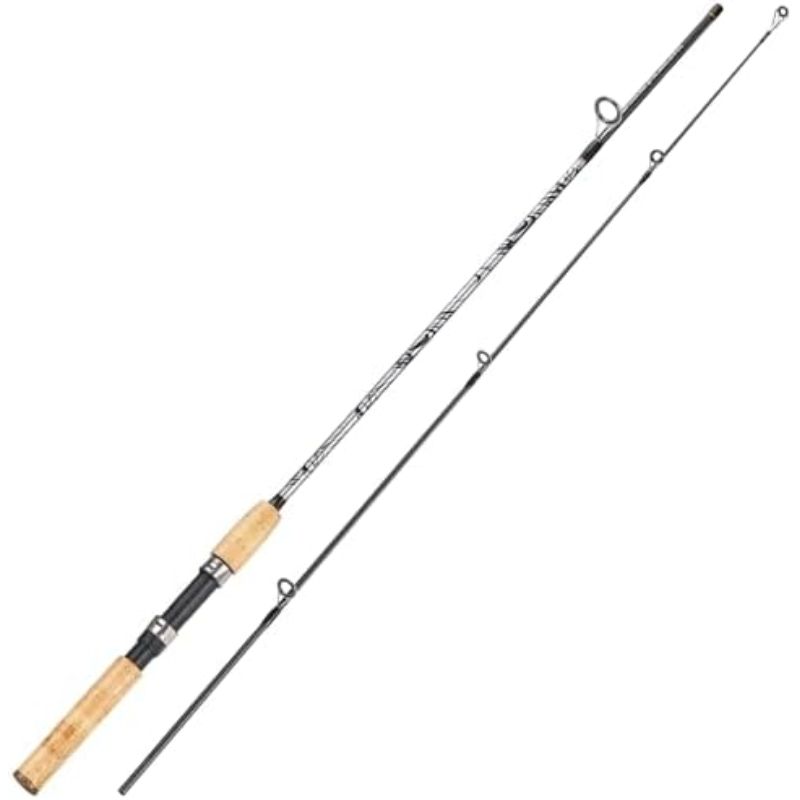 Spinning Casting Rods Strong Carbon Glass Composite Fishing Rod with Stainless Steel Line Guides for Bass
