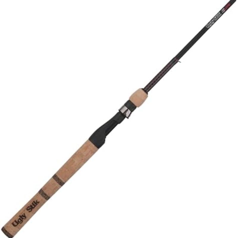 Ugly Stik Elite Spinning Fishing Rod more graphite than the Ugly Stik GX2 plus premium cork handles